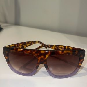 Celine Tortoise Sunglasses - Purple